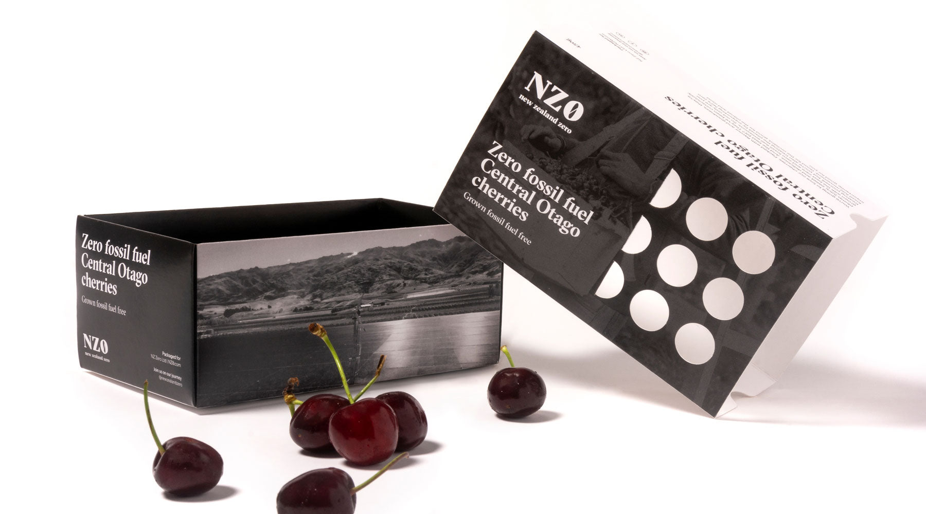 Cherry Pilot Packaging, Grown Fossil Fuel Free.